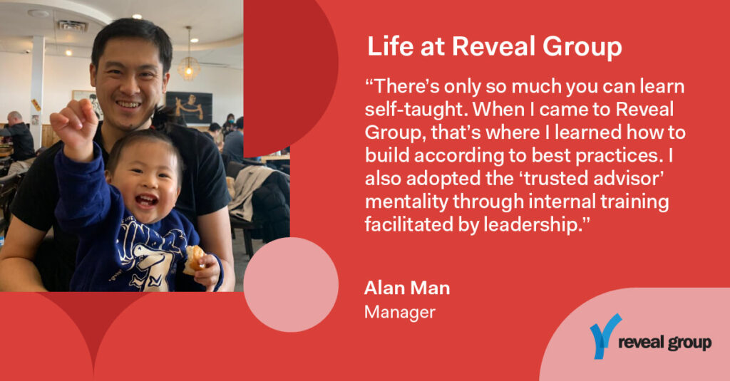 Alan Man - Life at Reveal Group blog