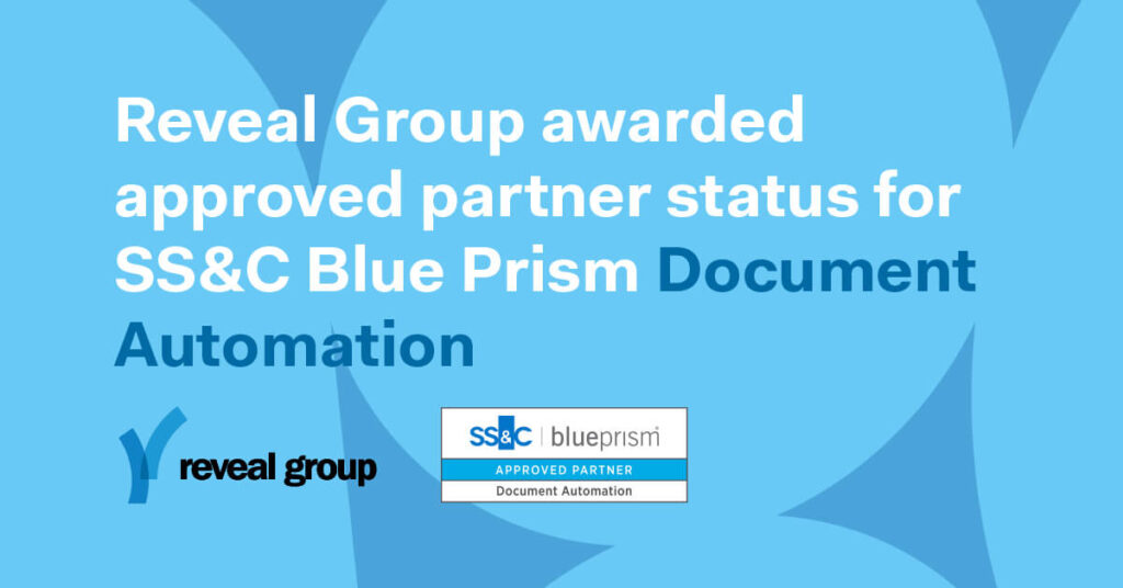 SS&C Blue Prism Document Automation - Reveal Group