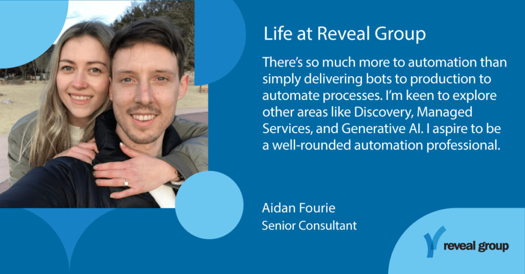 Life at Reveal Group - Aidan Fourie